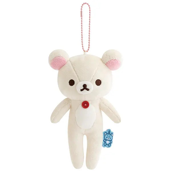San-X | Rilakkuma Lab Theme Slender Hanging Plush Toy - Korilakkuma