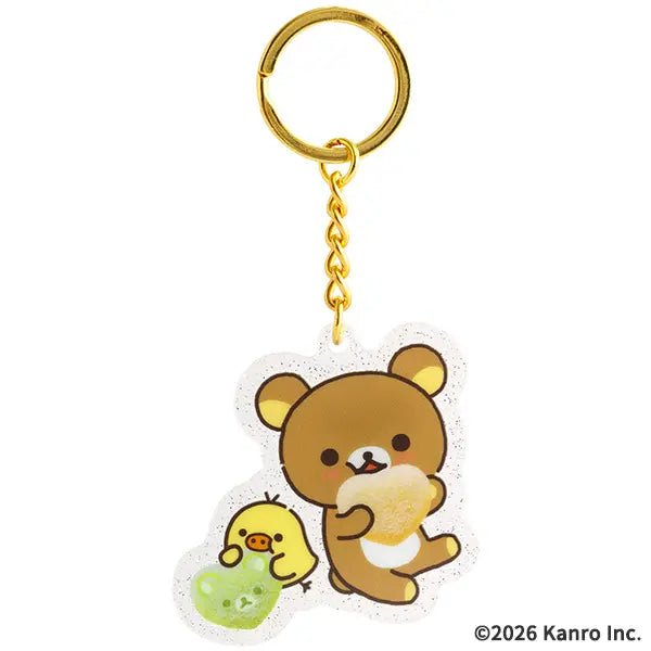 San-X | Puré x Rilakkuma Acrylic Keychain - A