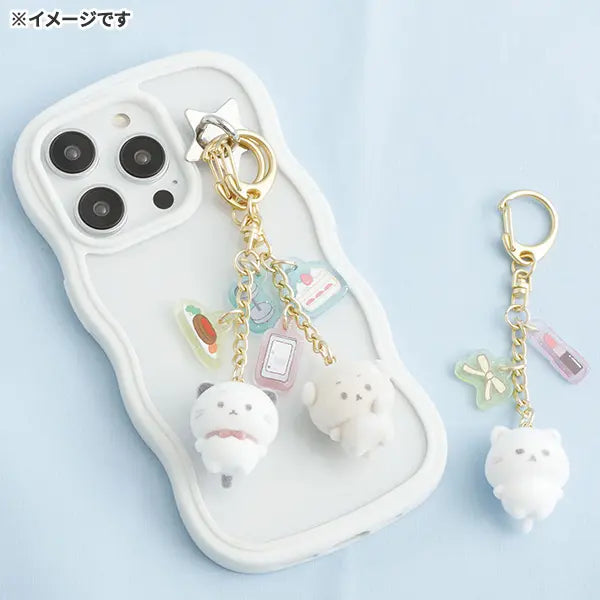 San-X | Ishiyowa-chan Can You Defeat Temptation? Flocky Mascot Keychain - Ishiyowa-chan
