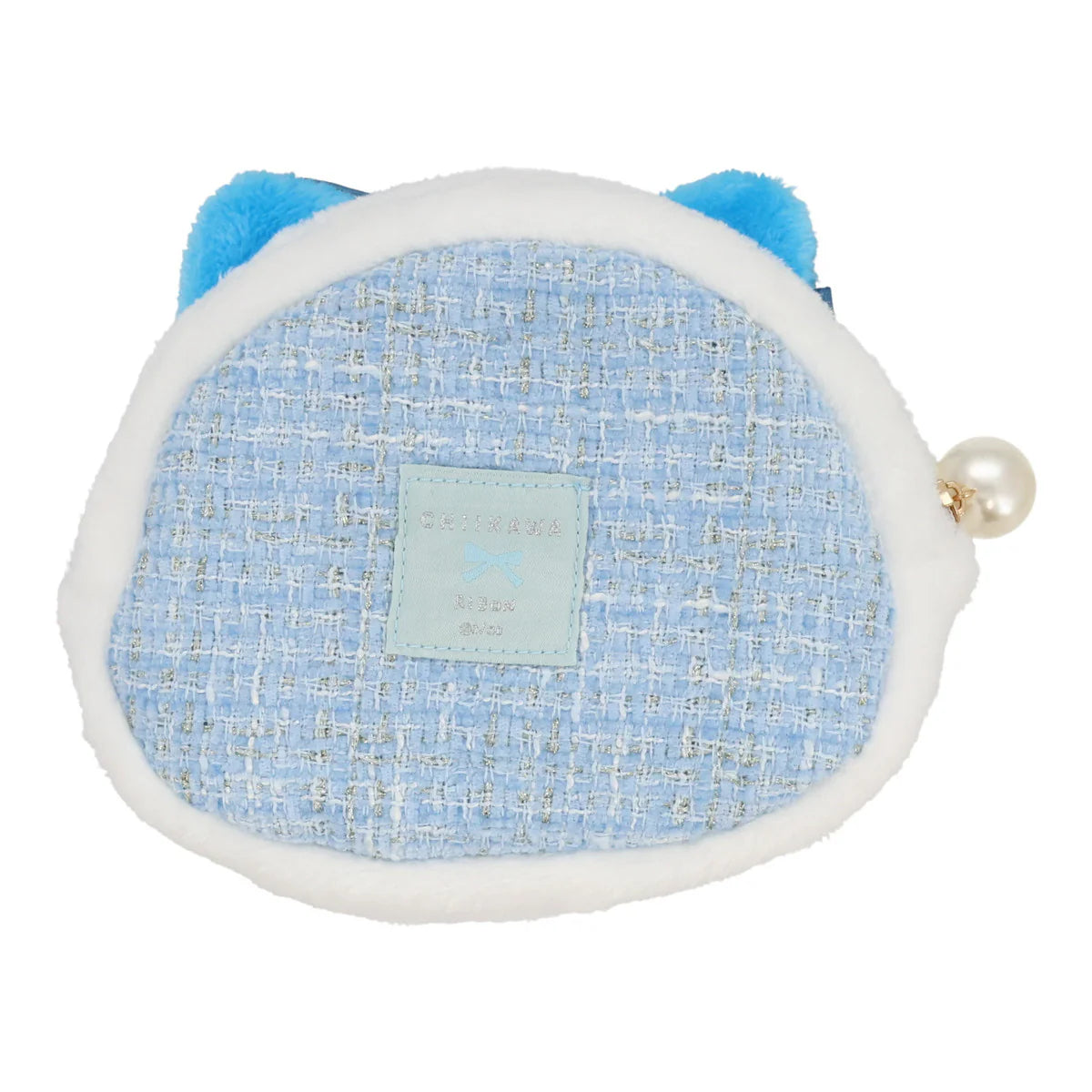 Chiikawa | 'Chiikawa Ribbon Die-cut Face Pouch - Hachiware