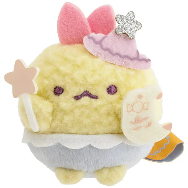 San-X | Sumikko Gurashi Magical Halloween Tenori Plush Toy Set - Tempura’s Tail & Pumpkin