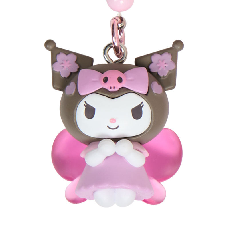 Sanrio | Sanrio Characters Sakura Bead Keychain - Kuromi