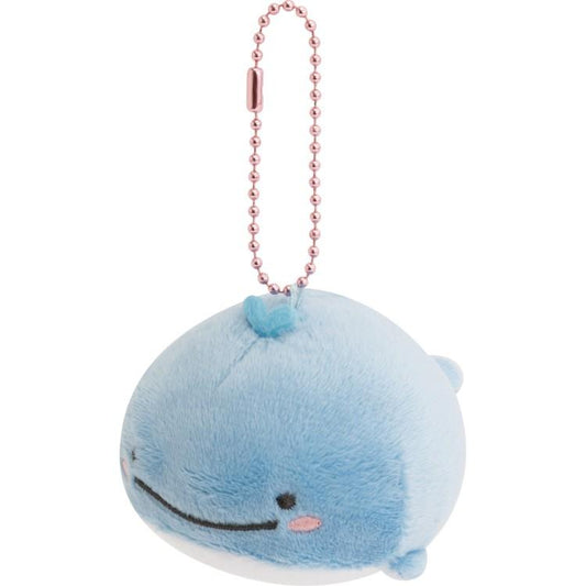 San-X | Jinbesan Donut Island Hanging Plush Toy - Baby Lost Whale
