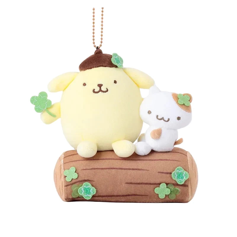 Sanrio | Sanrio Characters Pompompurin Tree Stump Mascot - Pompompurin & Muffin