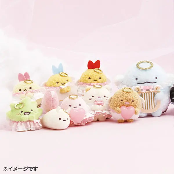 San-X | Sumikko Gurashi Angel & Devil Hanging Plush Toy - Fried Fish Tail (Angel)