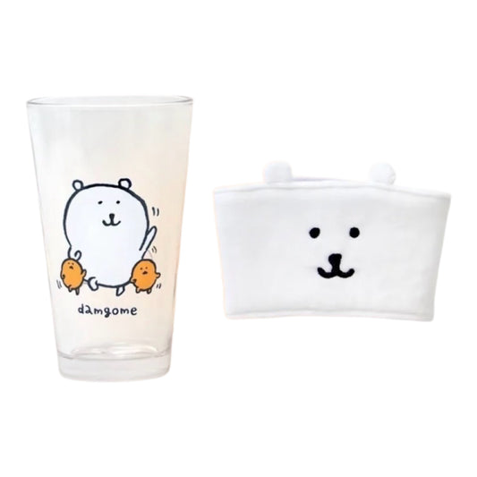 Nagano's | Korea Edition | Nagano Bear Damgome Glass Cup & Holder Set