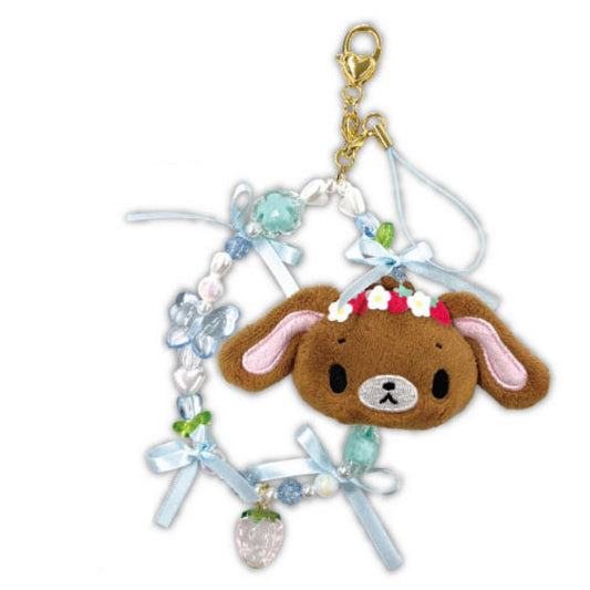 SPINNS x Sanrio | Sanrio Characters Sugar Bunny Mascot Phone Strap - Kurousa