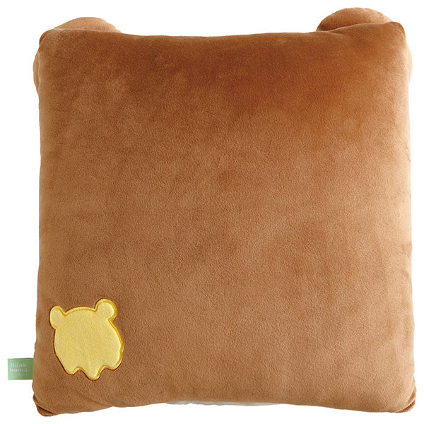 San-X | Rilakkuma Together Suyasuya Series Super Mochi Mochi Cushion - Chairoikoguma