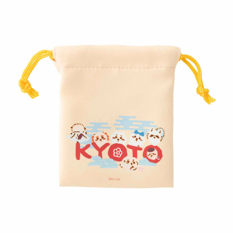 Chiikawa's | Chiikawa Mogumogu Honpo | Fushimi Inari Taisha Limited - Set of 2 mini drawstring bags