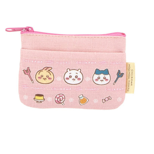 Chiikawa's | Chiikawa Mogumogu Honpo | Fushimi Inari Taisha Limited | Mini Coin Purse With Pocket - Western Confectionery