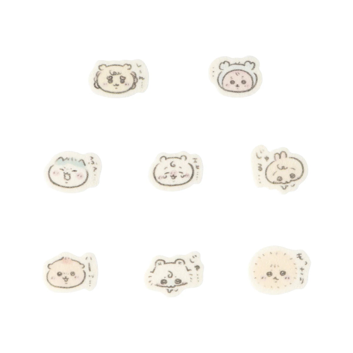 Chiikawa | 'Chiikawa Baby Flake Stickers (Faces)