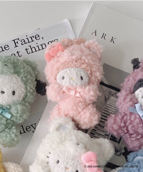 AS KNOW AS plus x Sanrio Characters Fluffy Animal Series Mascot