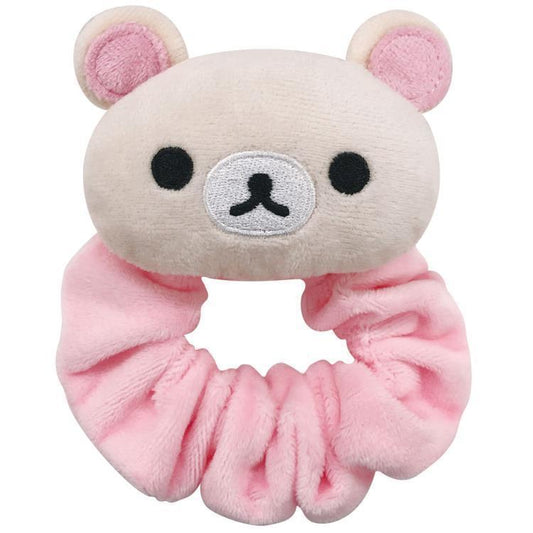 San-X | Rilakkuma Face Mascot Scrunchie - Korilakkuma