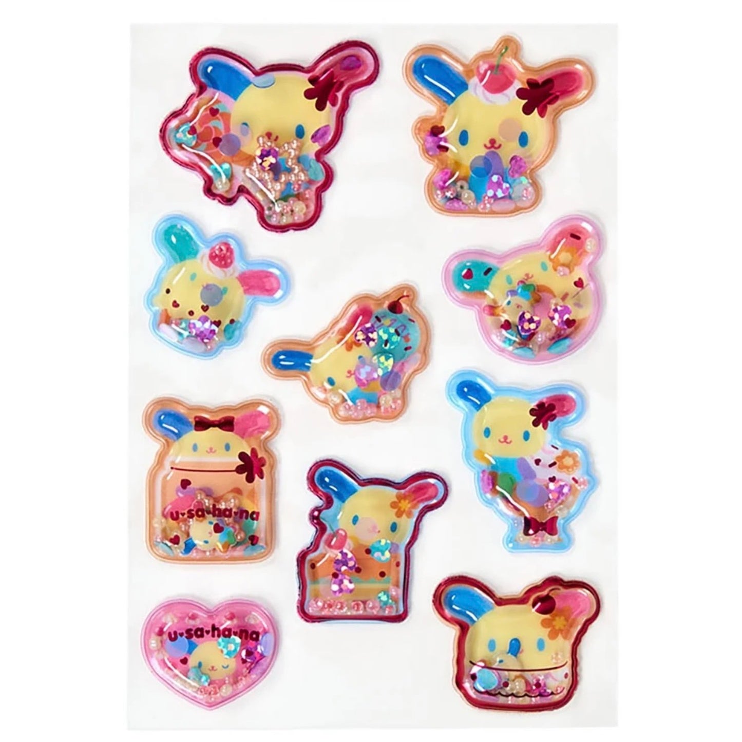 Sanrio | Sanrio Characters Bead Filled Puffy Sticker - Ushana