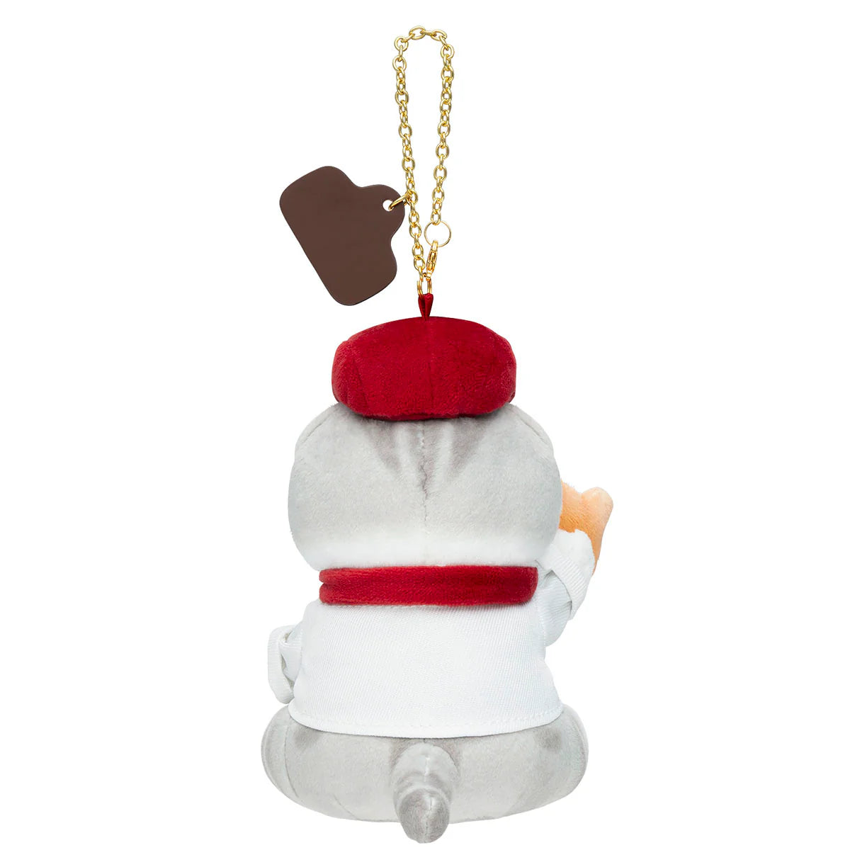 Mofusand | Mofusand Bakery Baker Cat Mascot Keychain - Grey & White