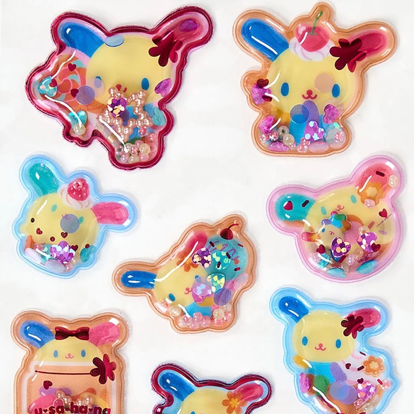 Sanrio | Sanrio Characters Bead Filled Puffy Sticker - Ushana