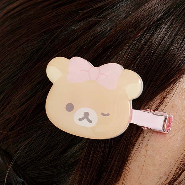 San-X | Rilakkuma Makeup Rilakkuma Hair Clip Blind Box (6 Types)
