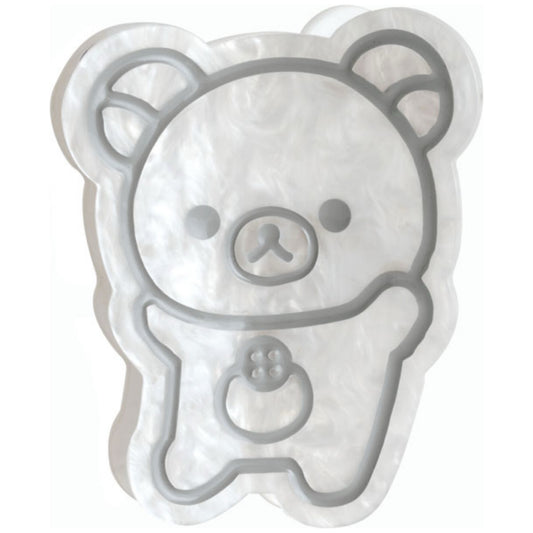 San-X | Rilakkuma BASIC RILAKKUMA MONOCHROME Claw Clip - Korilakkuma