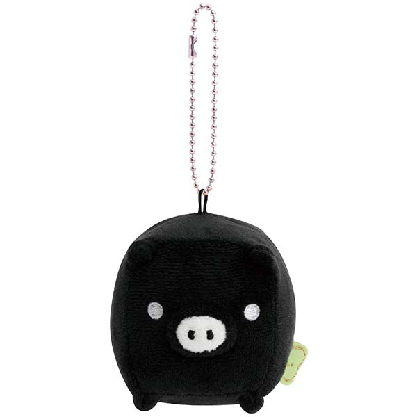 San-X | Characters Friends | Always Together Hanging Plush Toy - Monokuro Boo (Black)