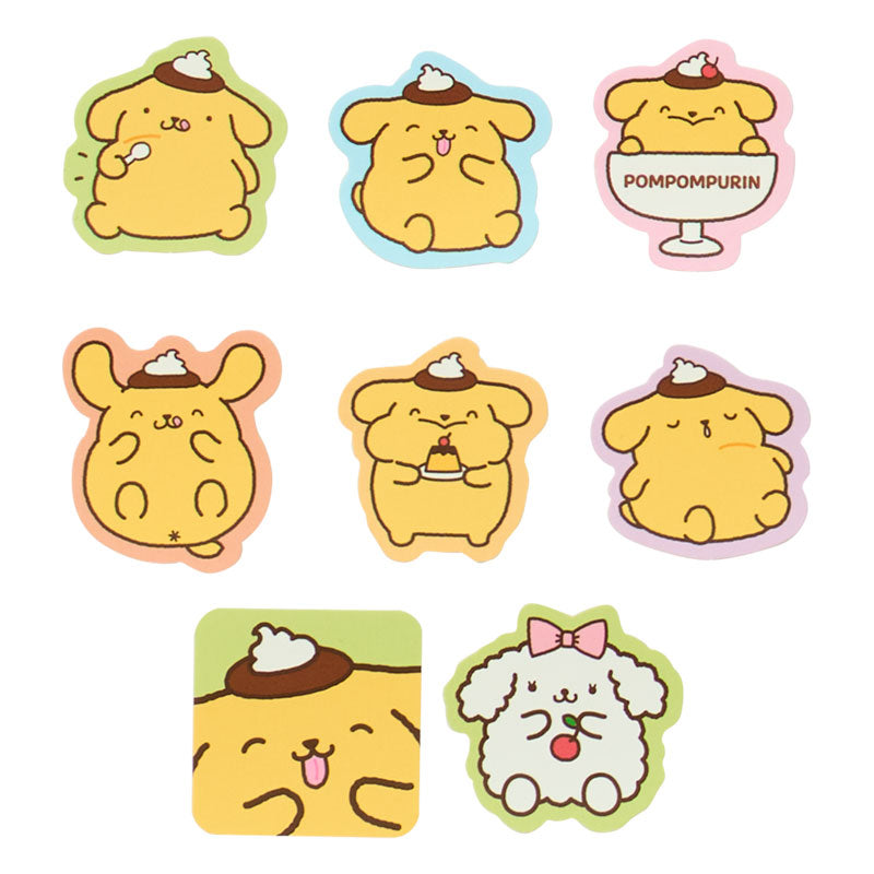 Sanrio | Pompompurin 30th Anniversary "Pudding Full and Happy Pudding Design Series" Sticker Set