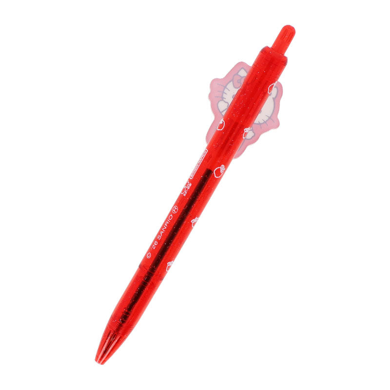 Sanrio | Sanrio Characters Ballpoint Pen With Plate - Hello Kitty (Red)