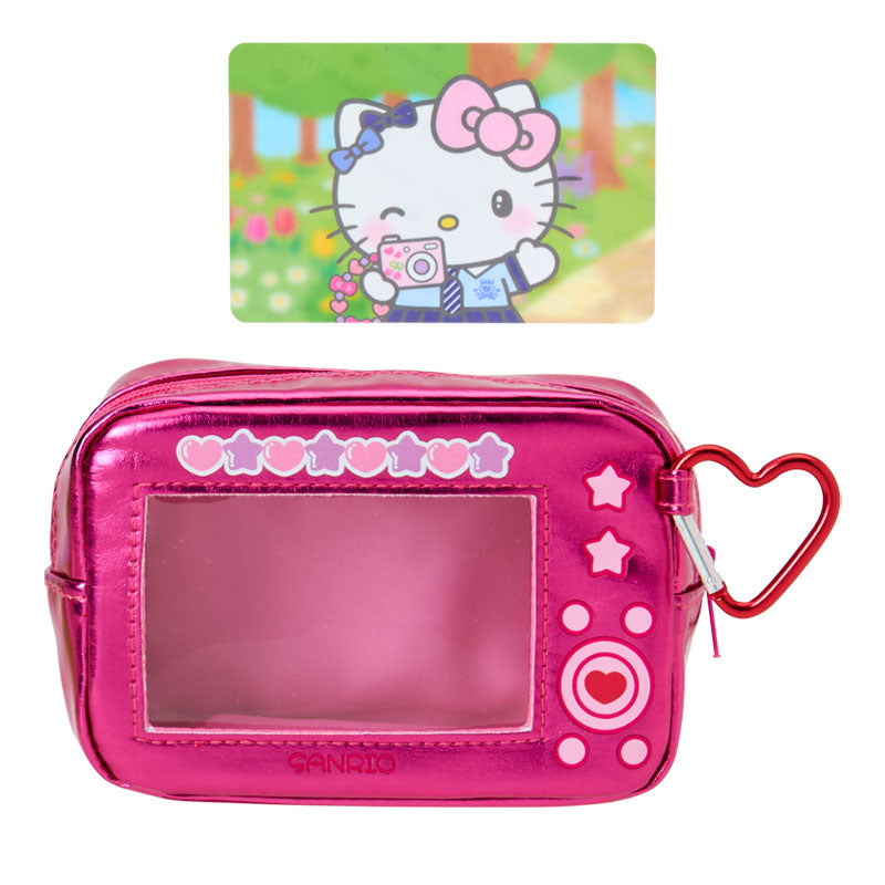 Sanrio | Sanrio Characters Sparkling School Trip Camera Style Pouch - Hello Kitty