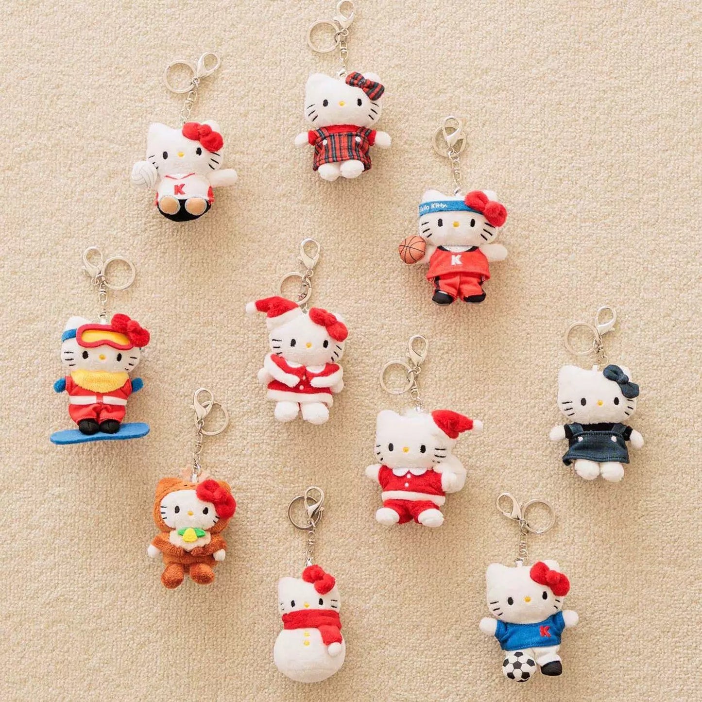 Sanrio | me% Hello Kitty Plush Keychain 10 Types