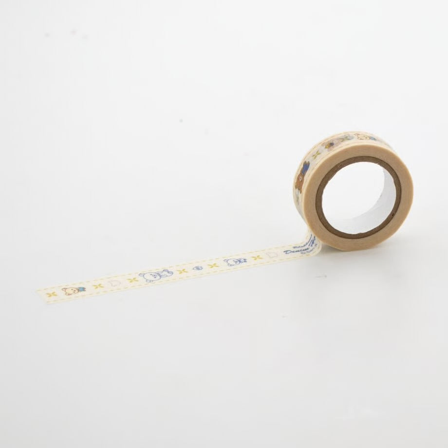 San-X | Rilakkuma Denim House Karuizawa Store Limited Masking Tape - Beige