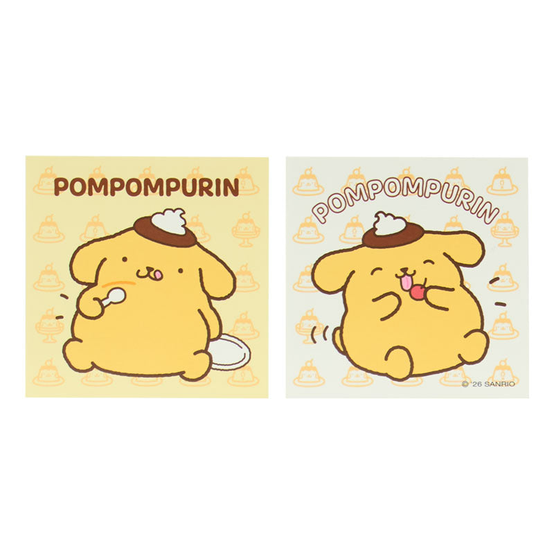 Sanrio | Pompompurin 30th Anniversary "Pudding Full and Happy Pudding Design Series" Sticker Set