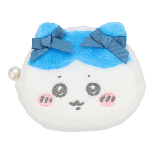 Chiikawa | 'Chiikawa Ribbon Die-cut Face Pouch - Hachiware