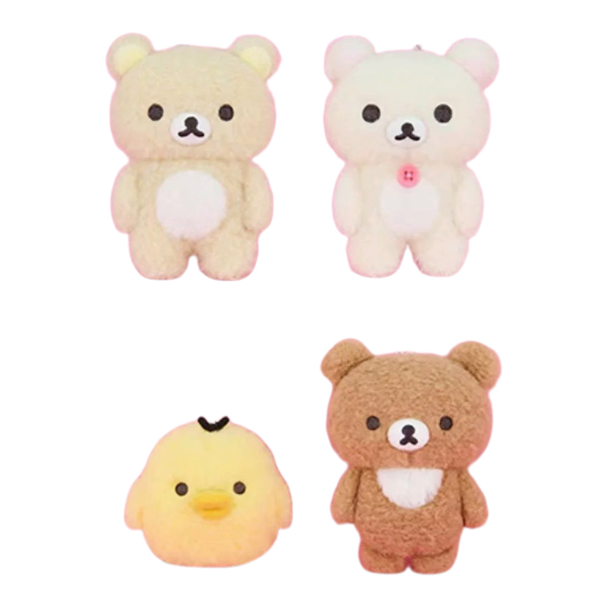 San-X | Rilakkuma Basic Fluffy Hanging Plush Toy (Prize)