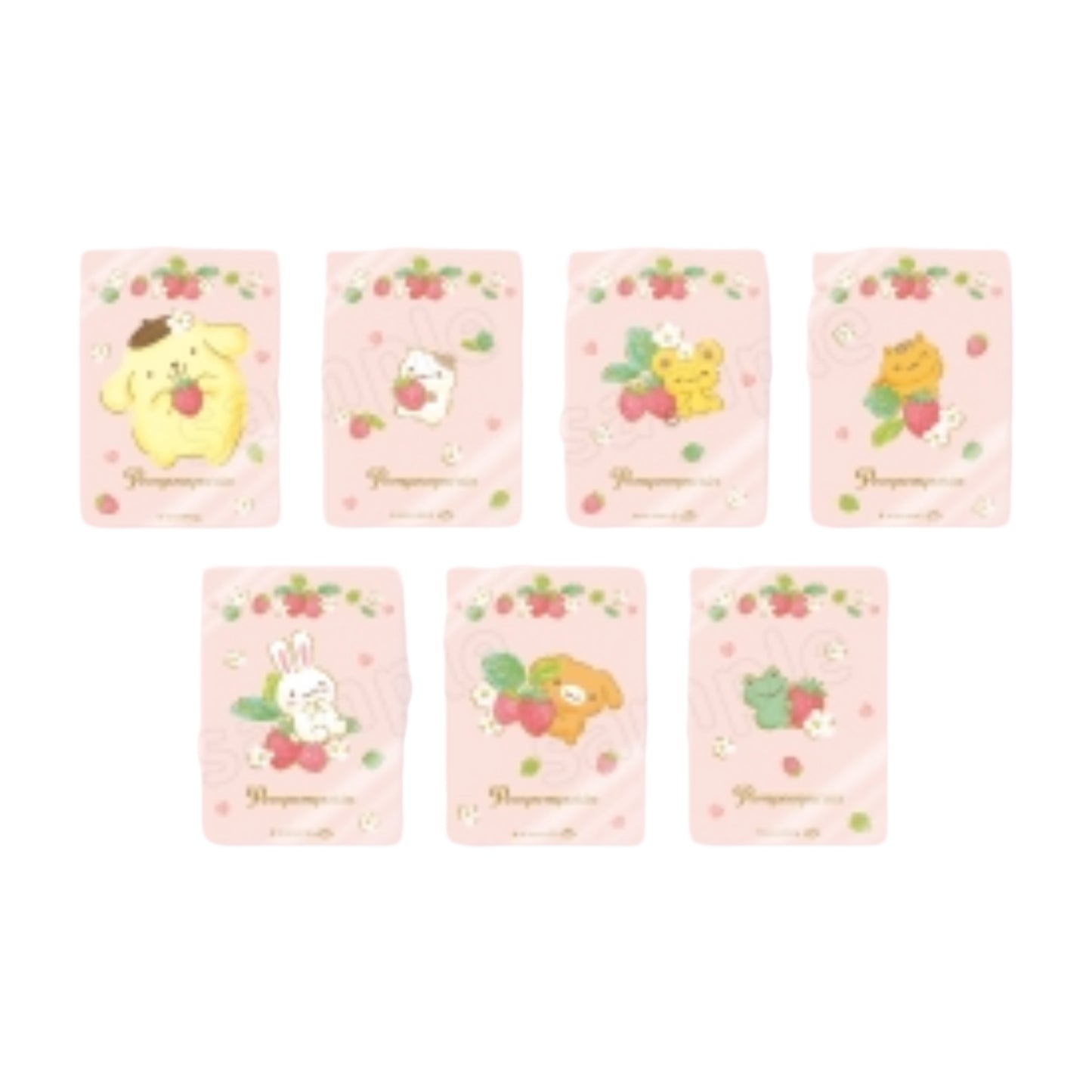 Sanrio | Sanrio Characters Strawberry Friends Collecting Card Blind Box (7 Types)