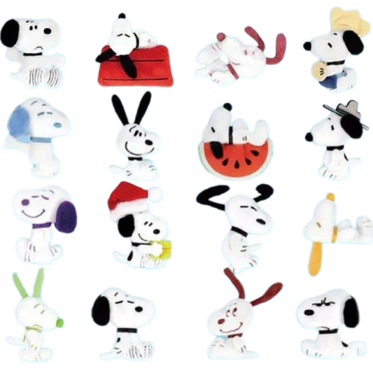 MINISO x Snoopy | Snoopy Colorful Life Plush Badge Blind Box (16 Types)