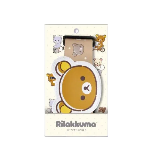 San-X | Rilakkuma and Awawa Neko Theme Suitcase Strap With Name Card