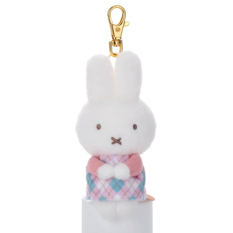 Miffy | Miffy Check Series Bruna Mascot - Pink