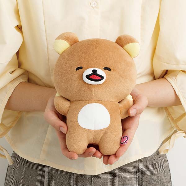 San-X | Rilakkuma Yuru Yuru Poka Poka Series Plush Toy - Rilakkuma