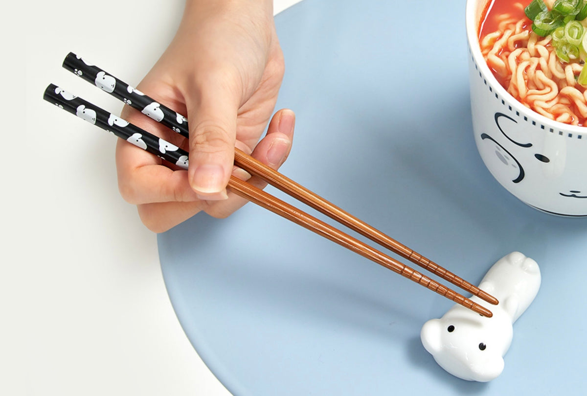 Ganadi | Ganadi Noodle Cup And Chopstick/Chopstick Holder Set