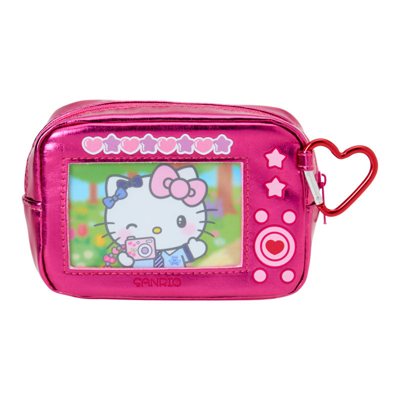 Sanrio | Sanrio Characters Sparkling School Trip Camera Style Pouch - Hello Kitty