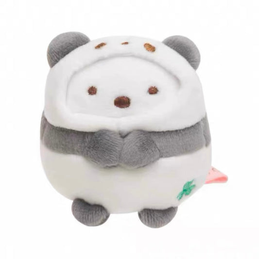 San-X | Sumikko Gurashi Panda Themed Hand-held Tenori Plush Toy - Polar Bear