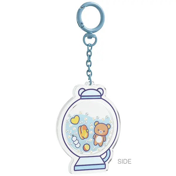San-X | Rilakkuma Lab Theme Shaka Shaka Acrylic Keychain - Rilakkuma