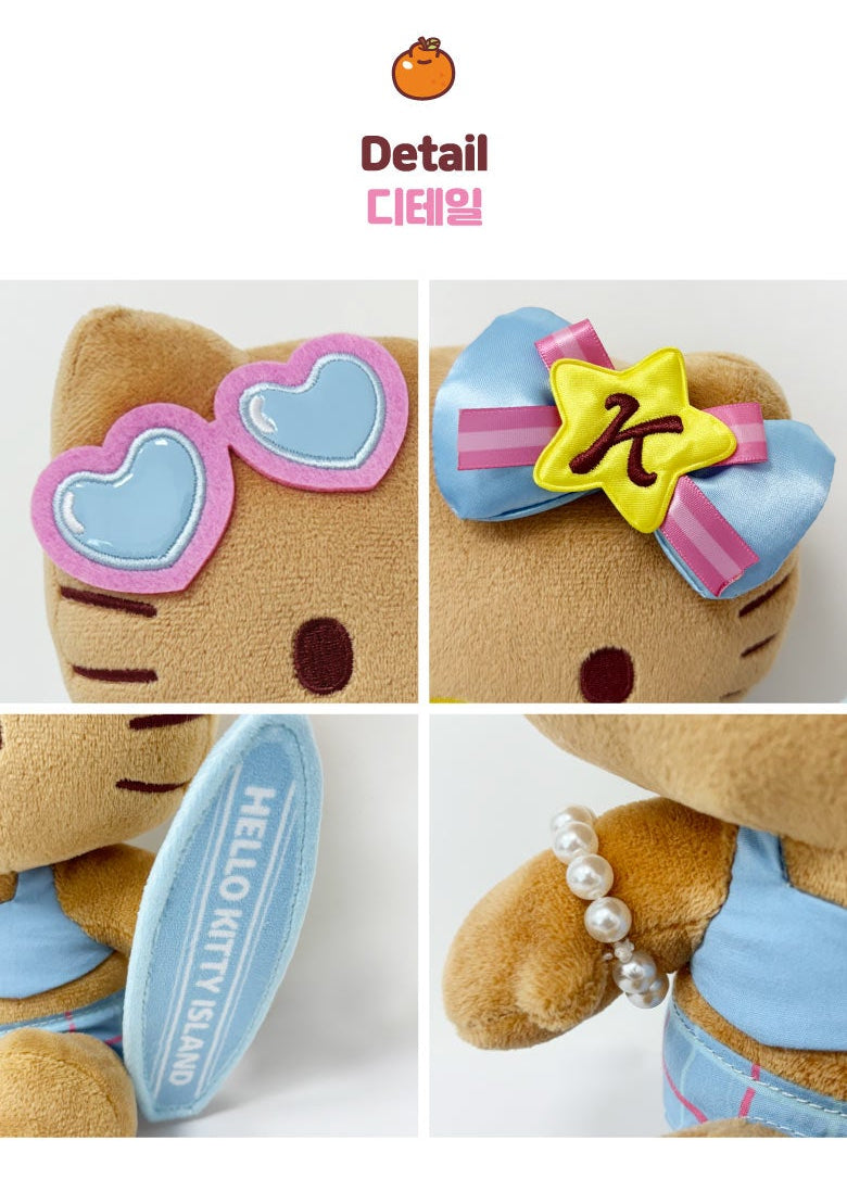 Sanrio Korea | Sanrio Hello Kitty Jeju Island Limited Surfing Plush Toy
