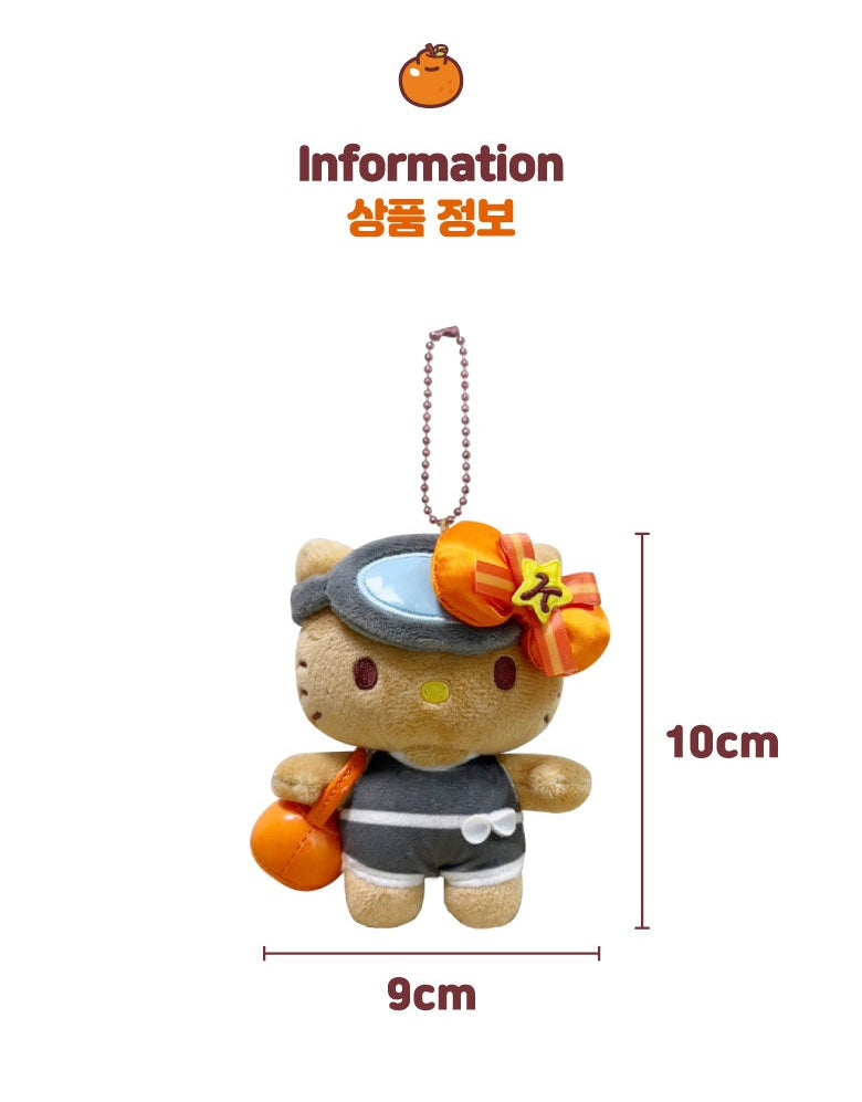 Sanrio Korea | Sanrio Hello Kitty Jeju Island Limited Haenyeo (Women Divers) Plush Keychain