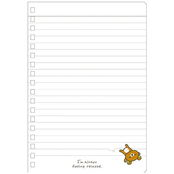 San-X | Rilakkuma B6SP Notebook - Rilakkuma