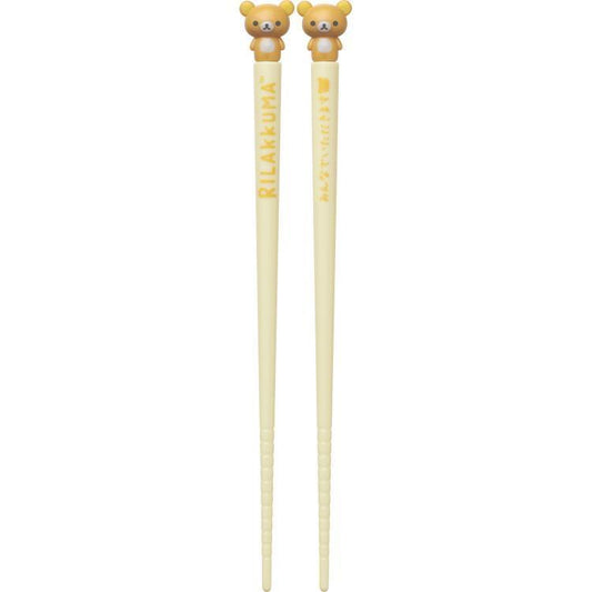 San-X | Rilakkuma Chopsticks With Mascots - Rilakkuma