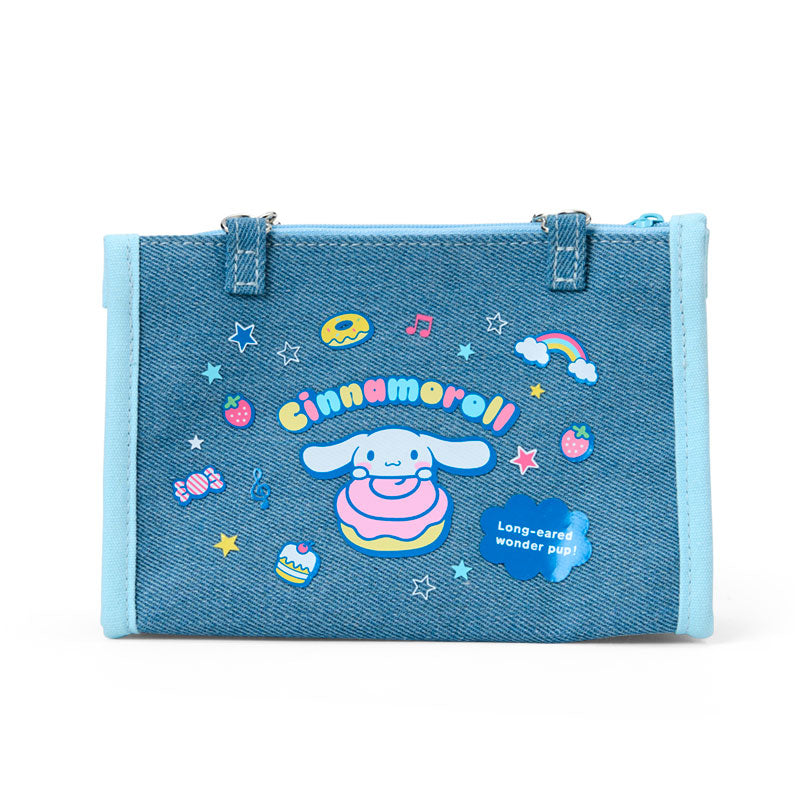 Sanrio | Sanrio Characters Munekyun Heisei Girls' Items Denim Pouch - Cinnamoroll