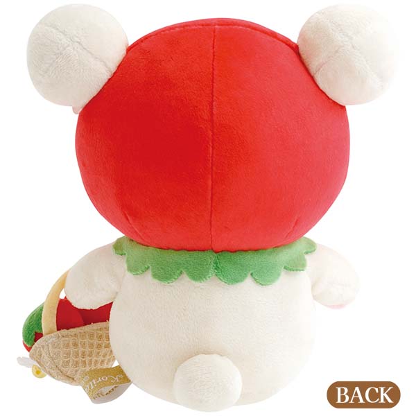 San-X | Rilakkuma Tochigi's Strawberry Ambassador Plush Toy S - Korilakkuma B