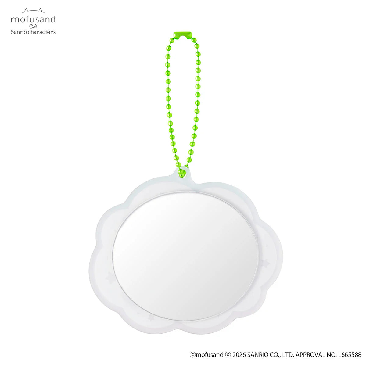 Mofusand | Mofusand x Sanrio Characters Trading Acrylics Mini Mirror Keychain Blind Box (6 Types)