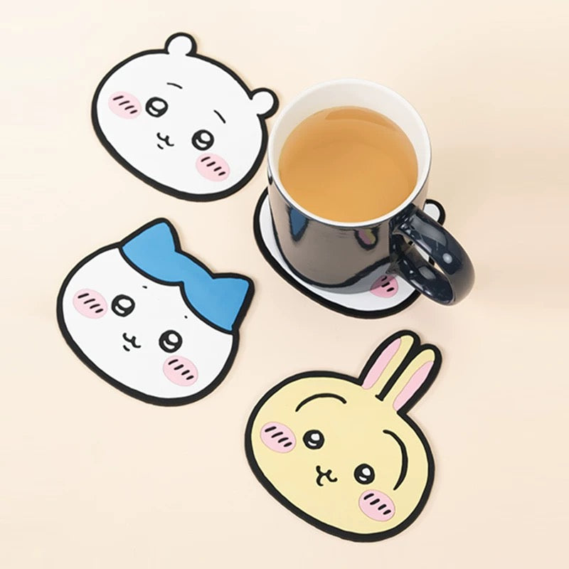 MINISO x Chiikawa | Chiikawa Rubber Coaster - Chiikawa