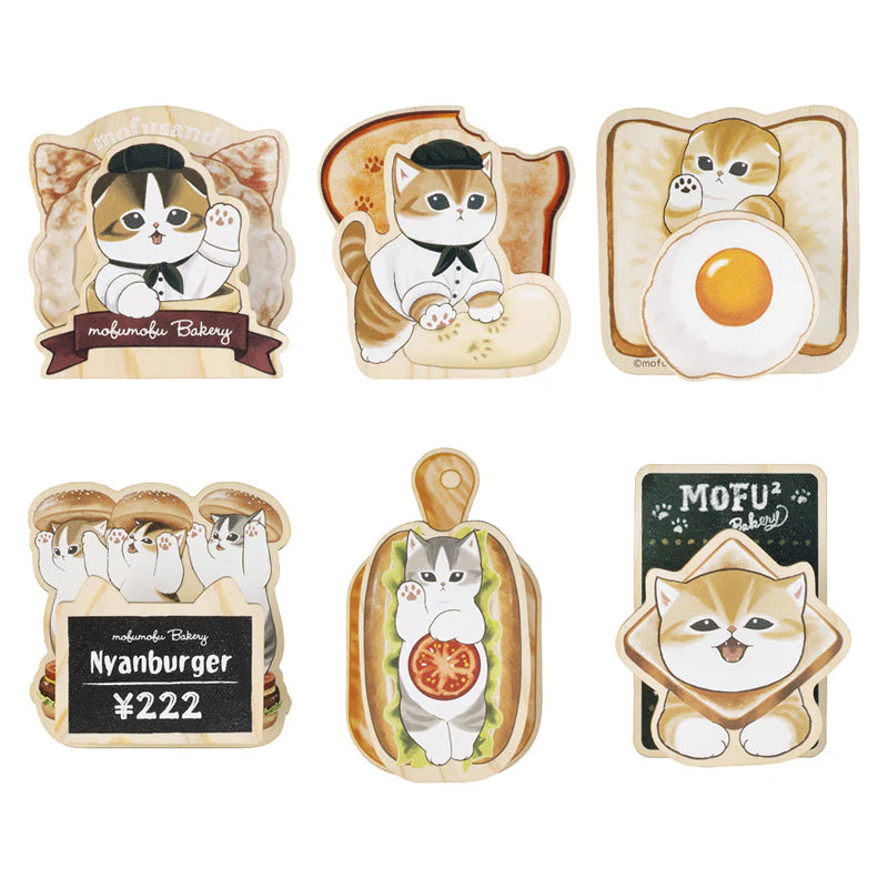 Mofusand | Mofusand Bakery Trading Wood Clip Blind Box (6 Types)