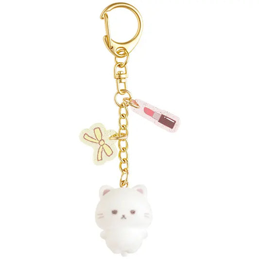 San-X | Ishiyowa-chan Can You Defeat Temptation? Flocky Mascot Keychain - Kouhai-chan